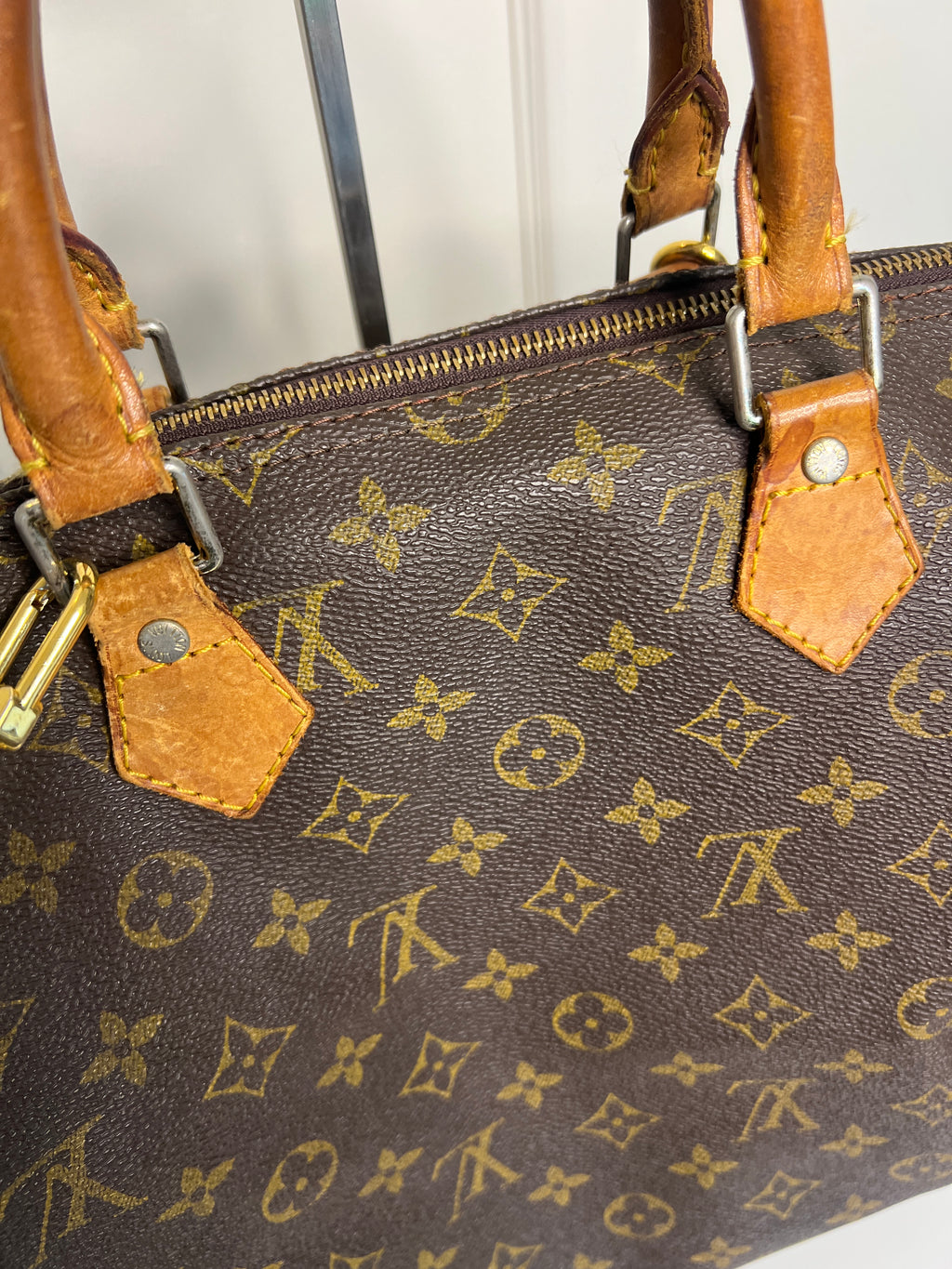 Louis Vuitton Speedy 35 Monogram met schouderriem