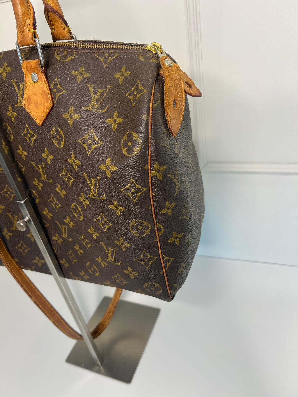 Louis Vuitton Speedy 35 Monogram met schouderriem