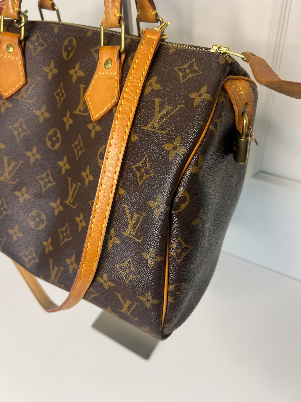 Louis Vuitton Speedy 30 Monogram Bag met schouderriem