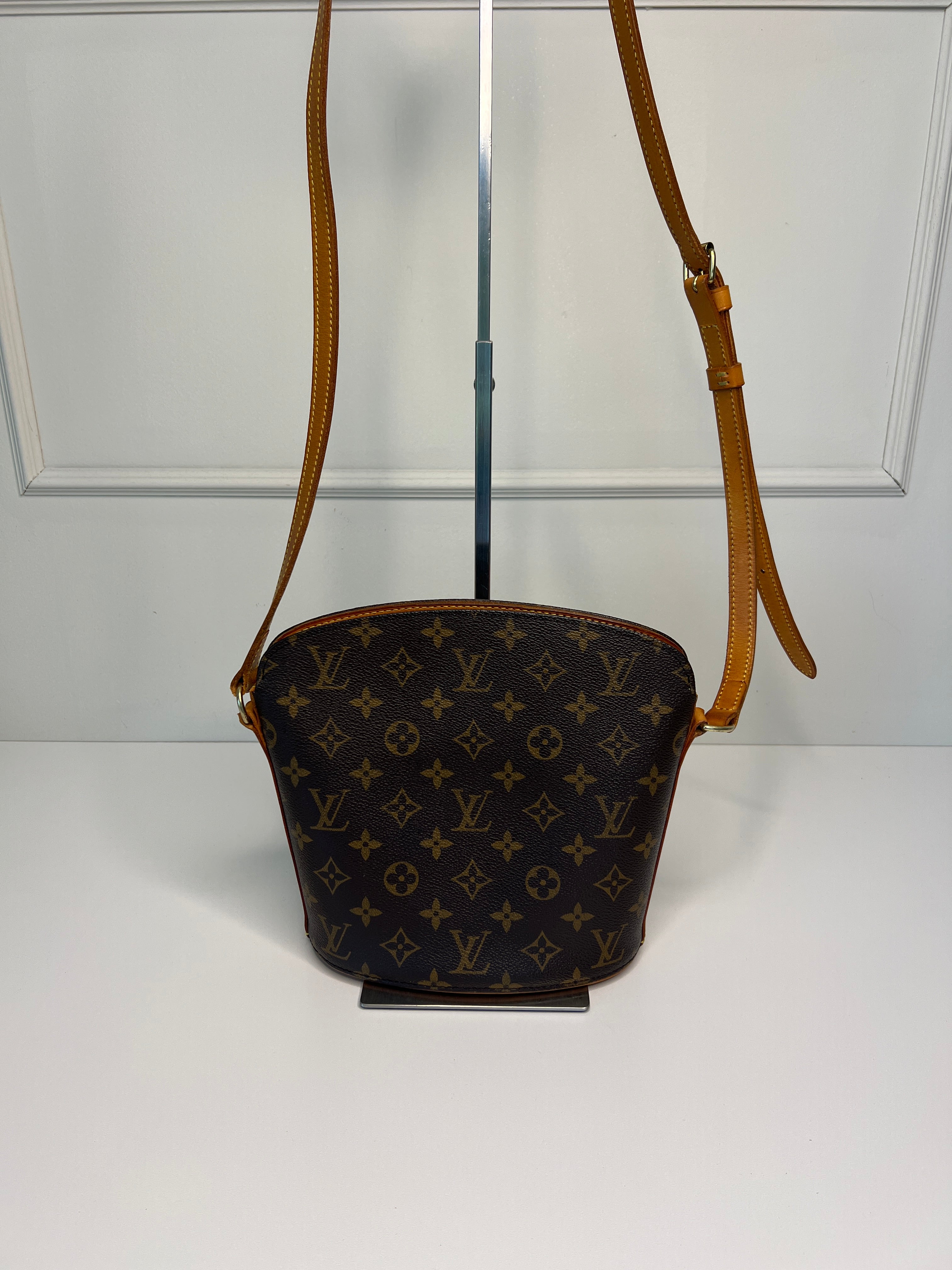 Louis Vuitton Drouot Monogram Crossbody Tas Vintage