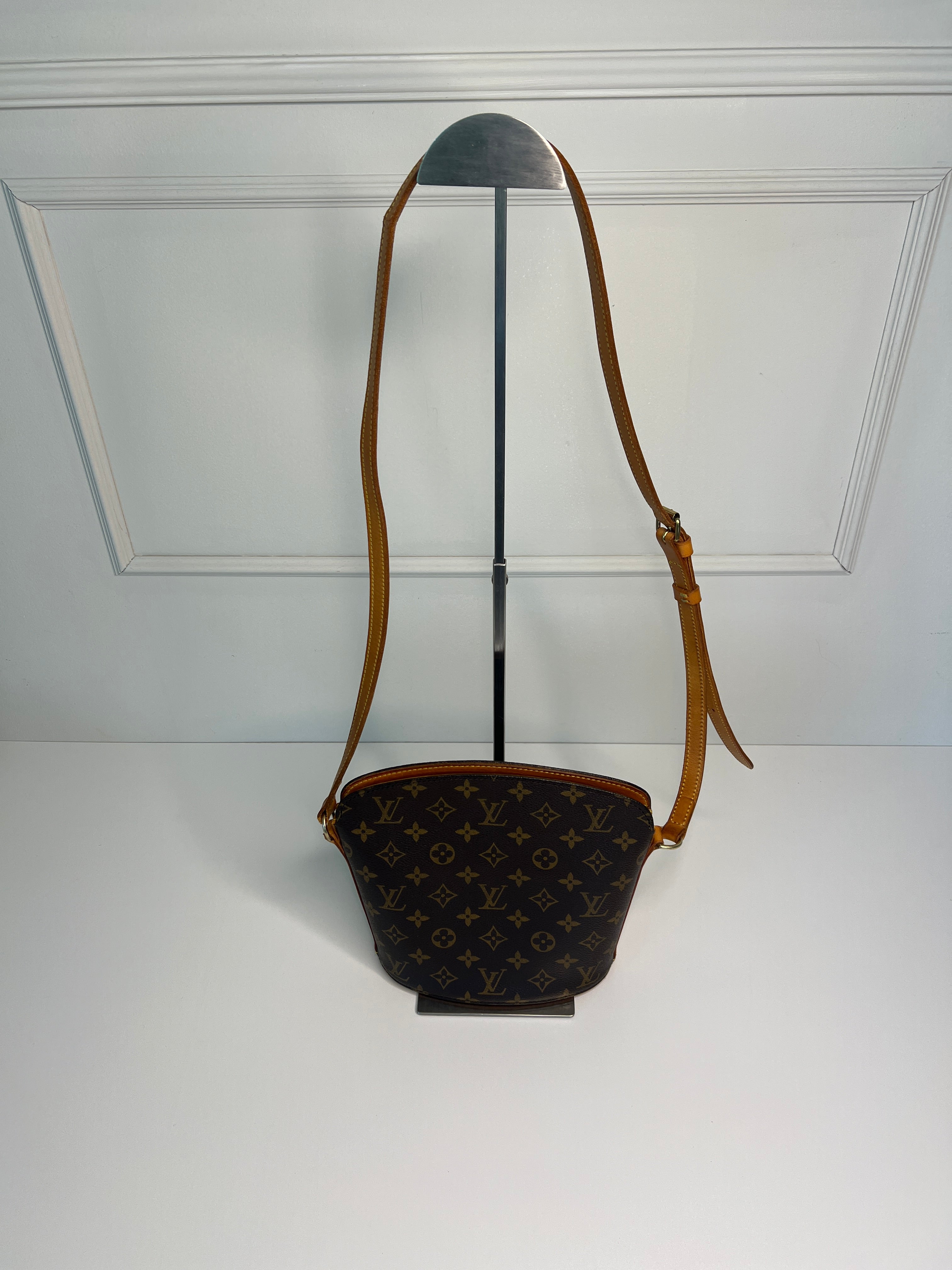 Louis Vuitton Drouot Monogram Crossbody Tas Vintage