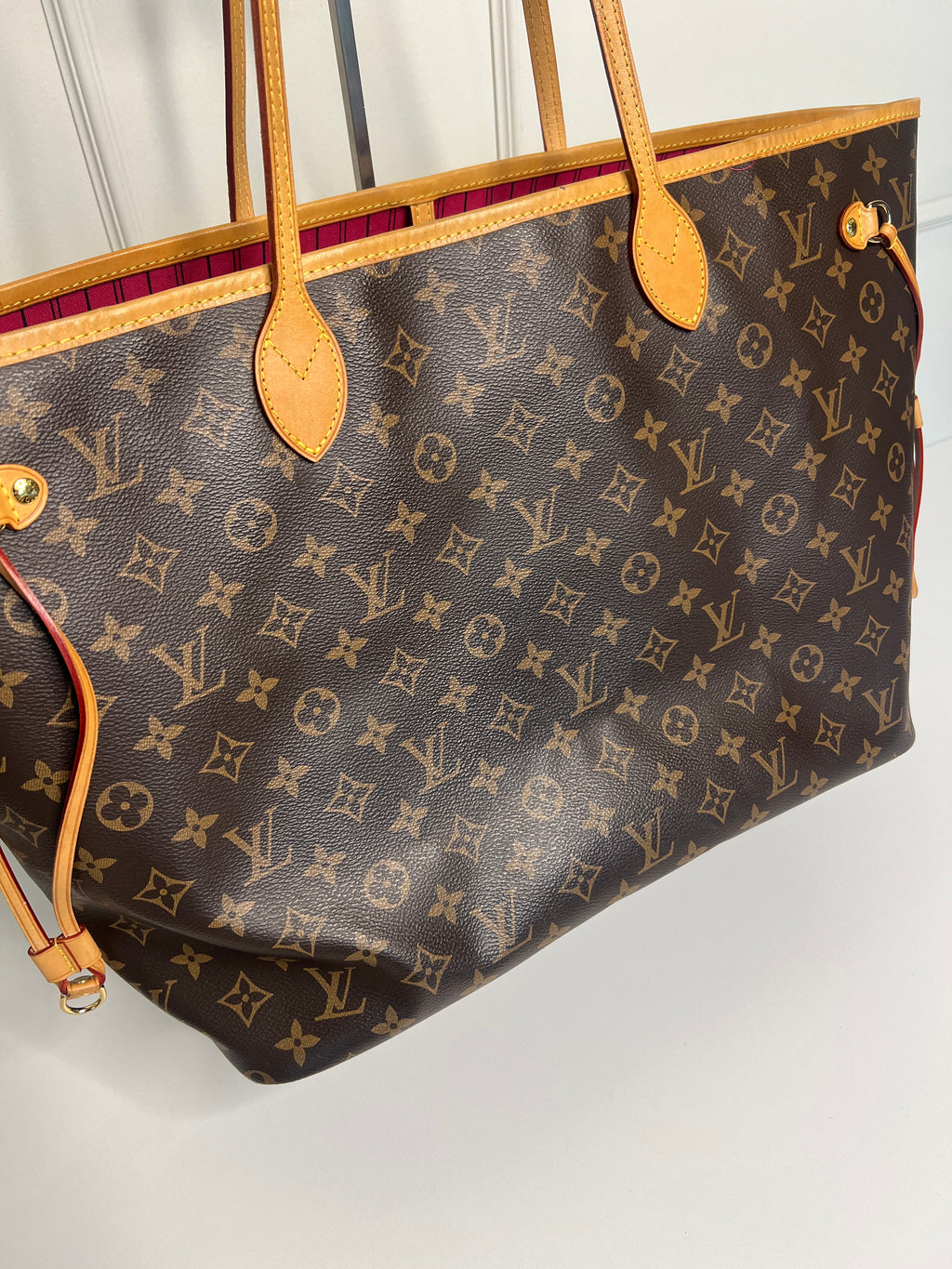 Louis Vuitton Neverfull GM Monogram Canvas Pink Pochette