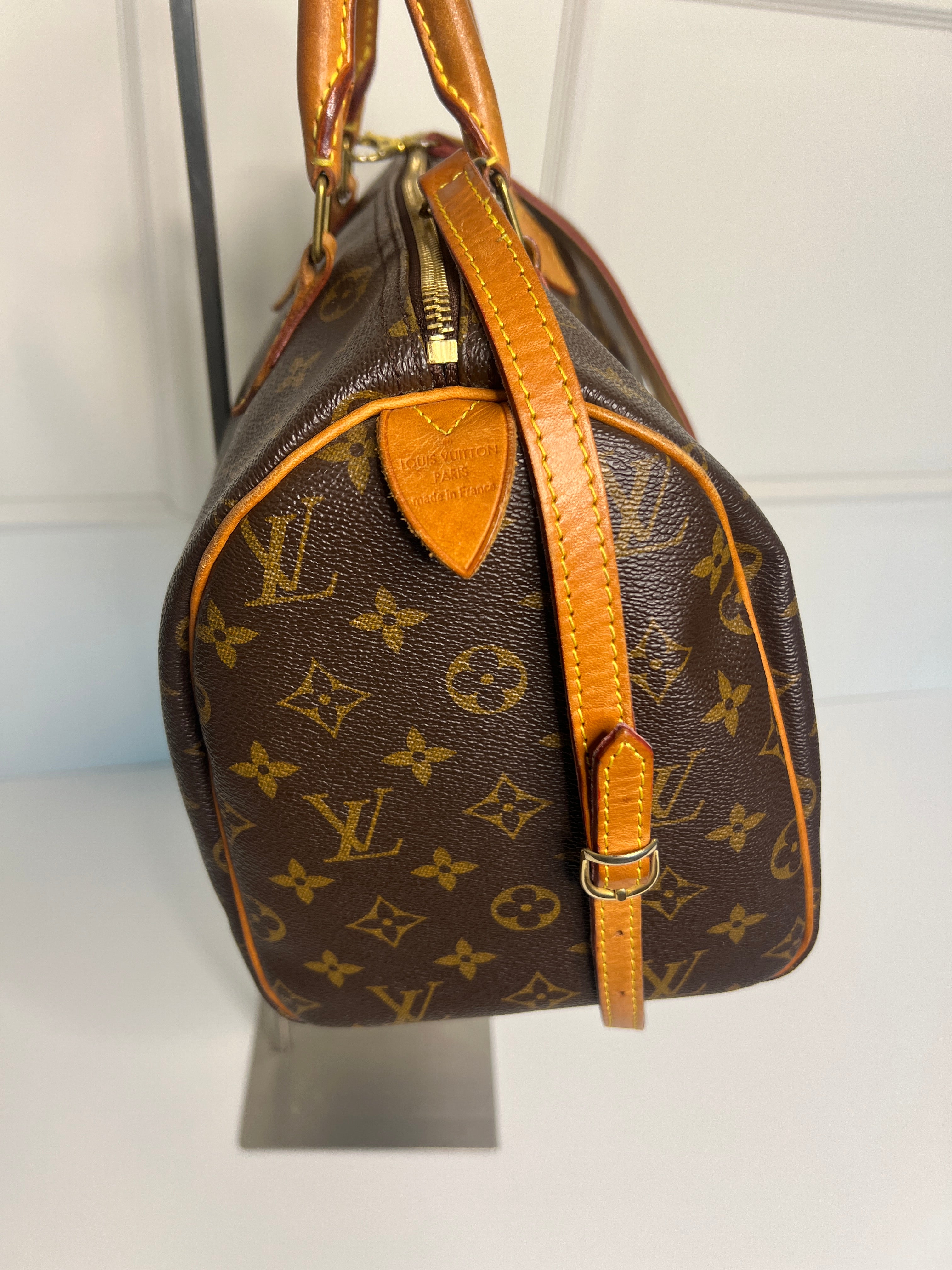 Louis Vuitton Speedy 30 Monogram Bag met schouderriem