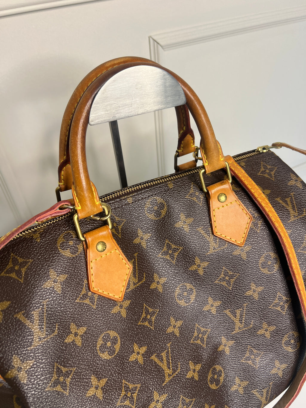Louis Vuitton Speedy 30 Monogram Bag met schouderriem