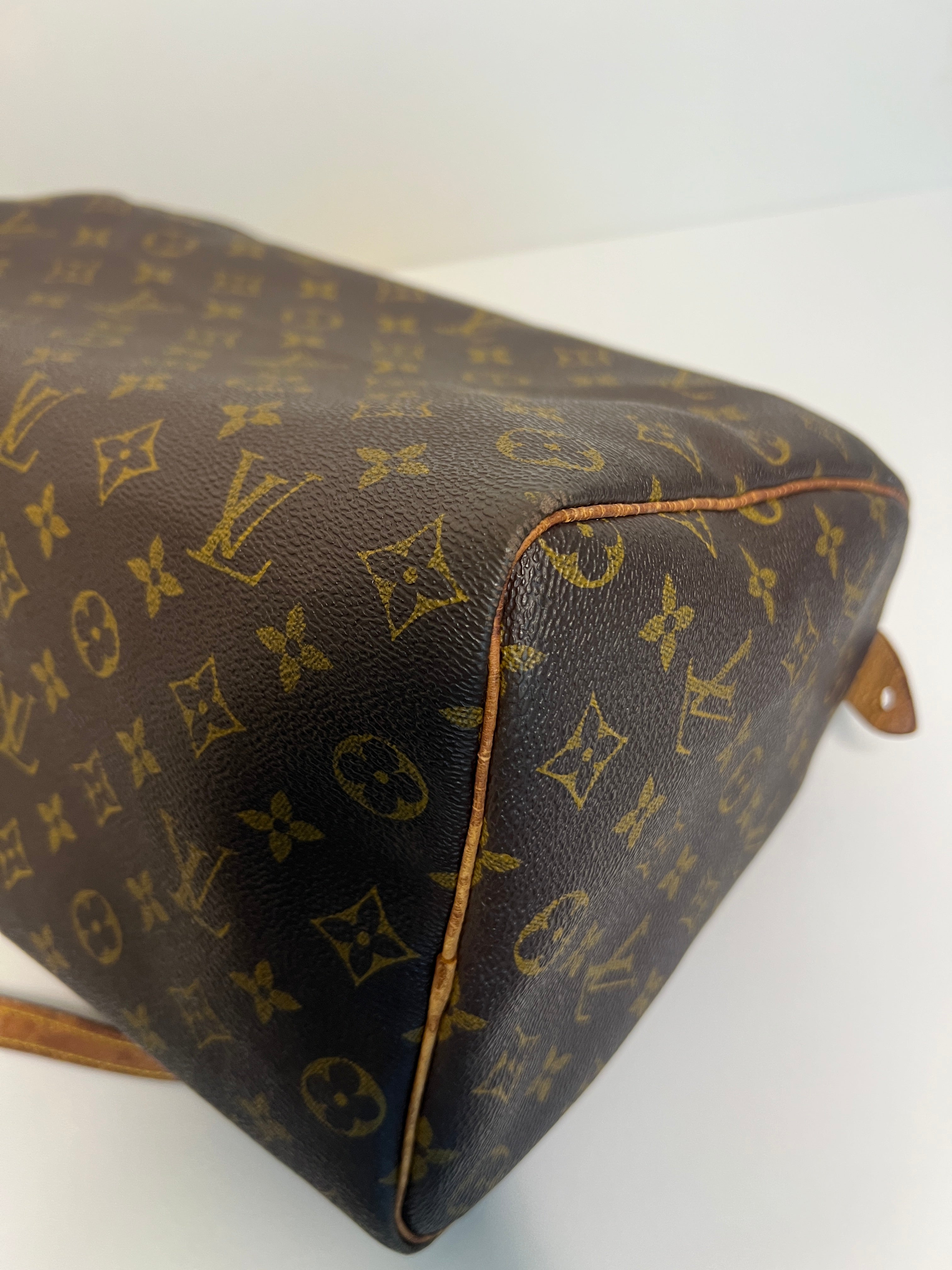 Louis Vuitton Speedy 35 Monogram met schouderriem