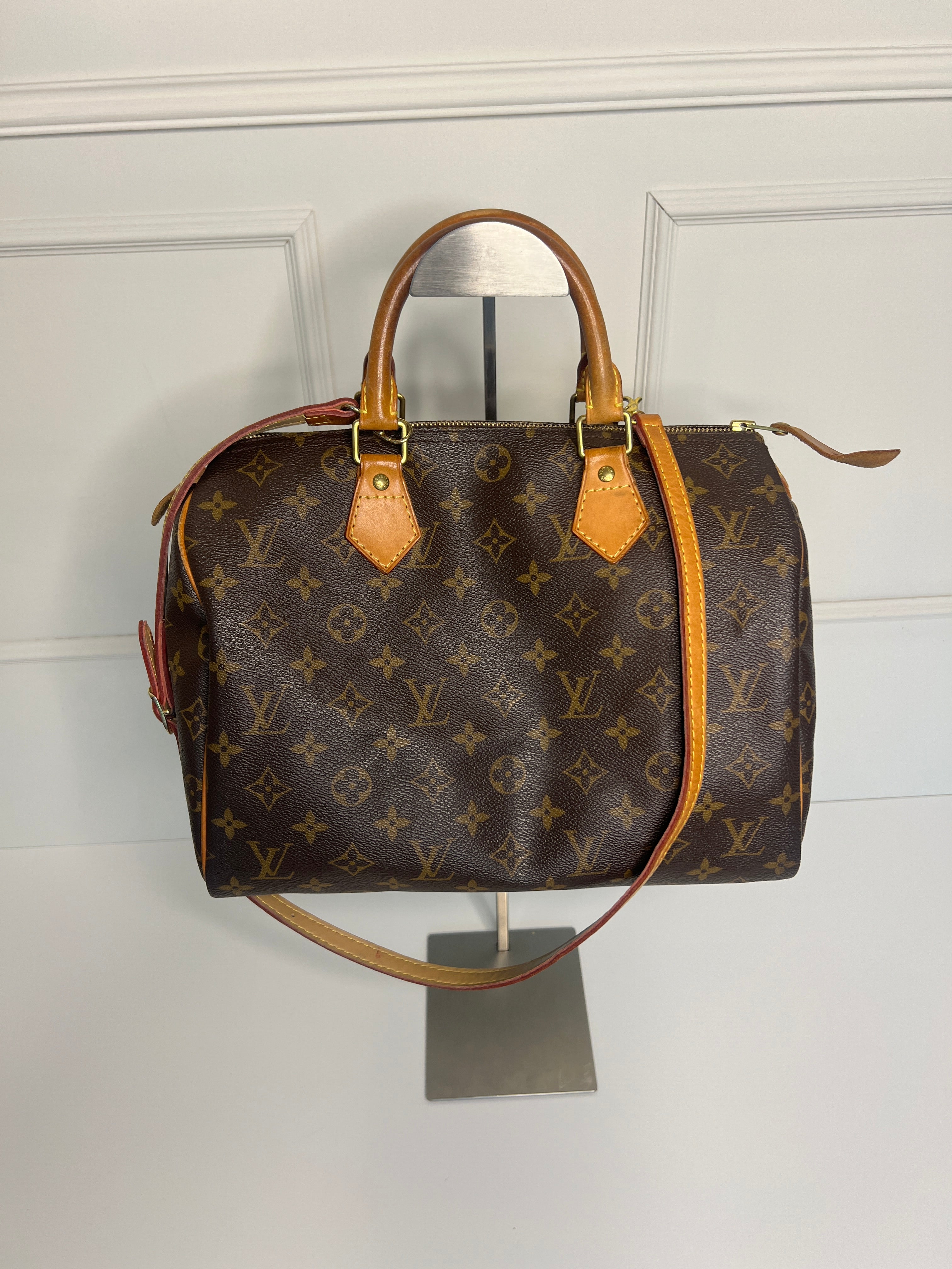 Louis Vuitton Speedy 30 Monogram Bag met schouderriem