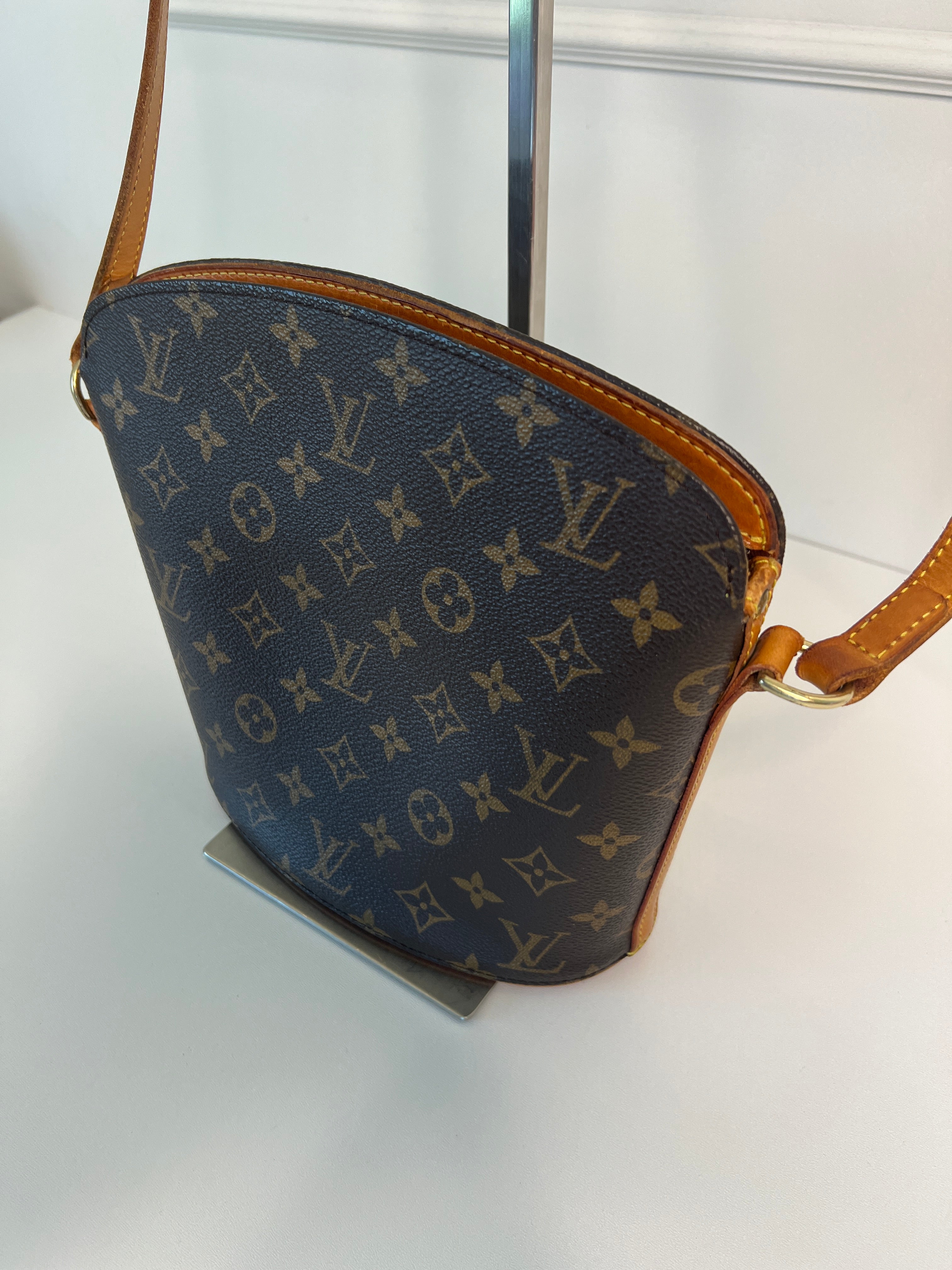 Louis Vuitton Drouot Monogram Crossbody Tas Vintage