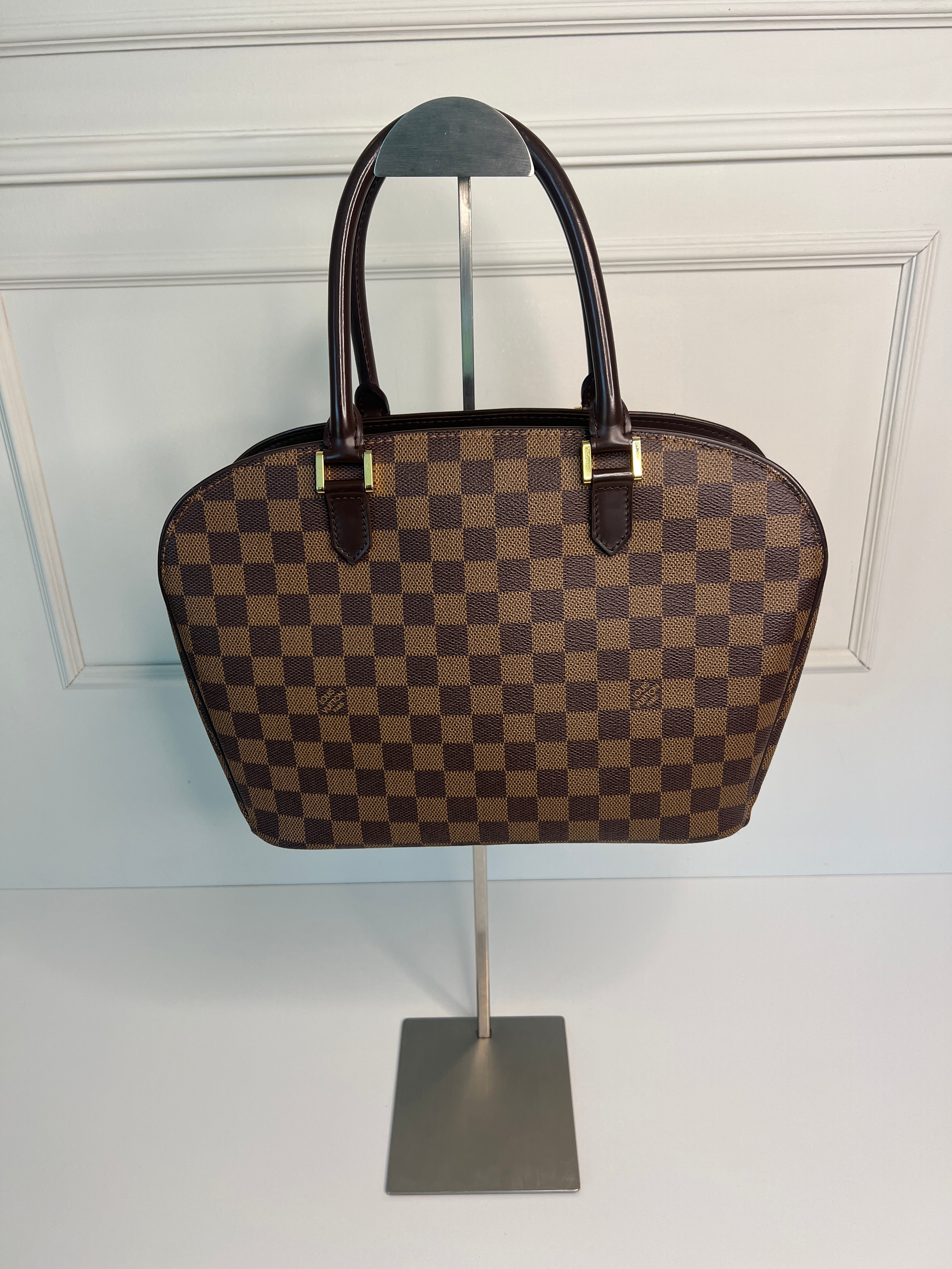 Louis Vuitton Sarria MM Damier Ebene Canvas Handtas