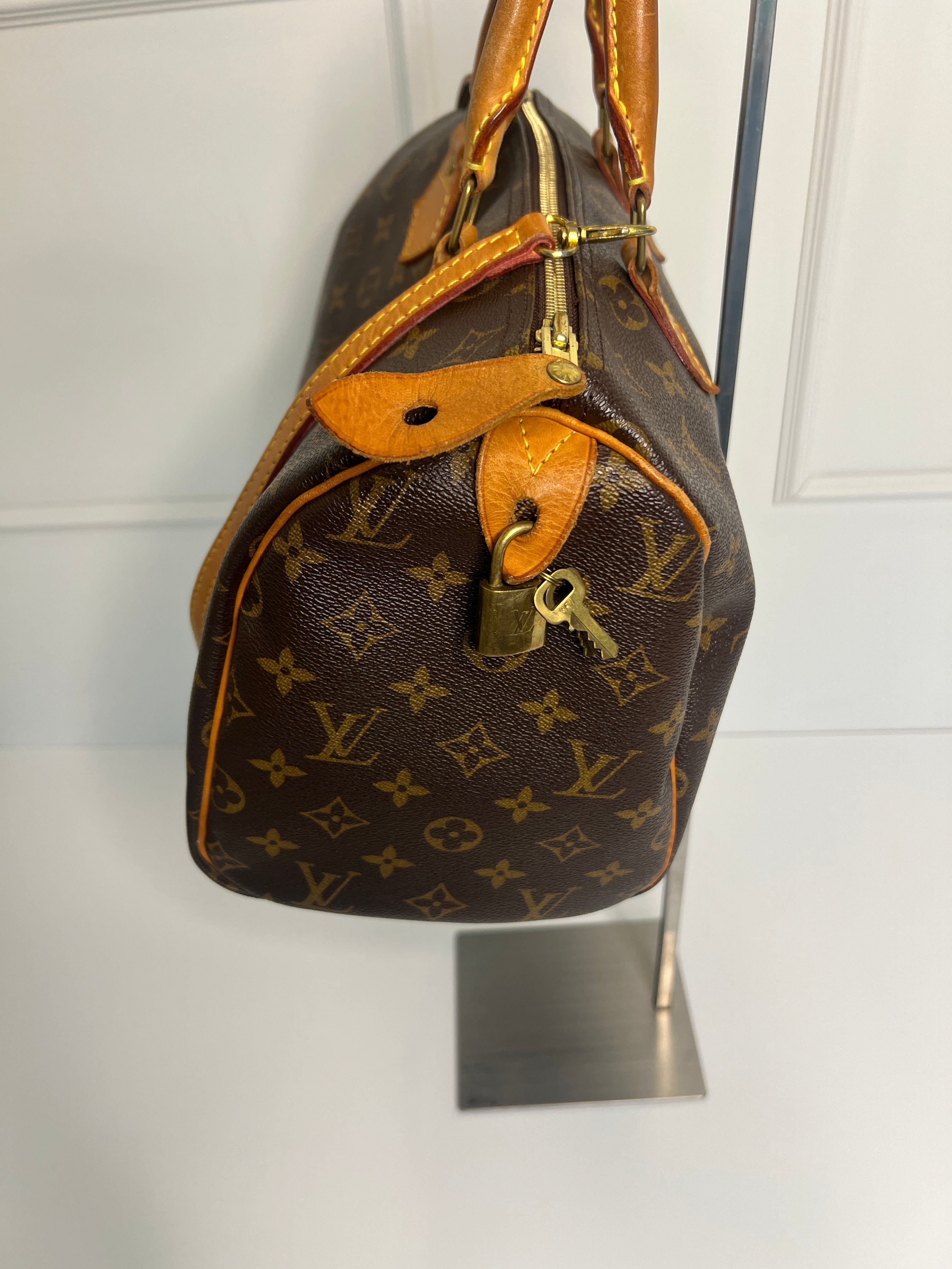 Louis Vuitton Speedy 30 Monogram Bag met schouderriem