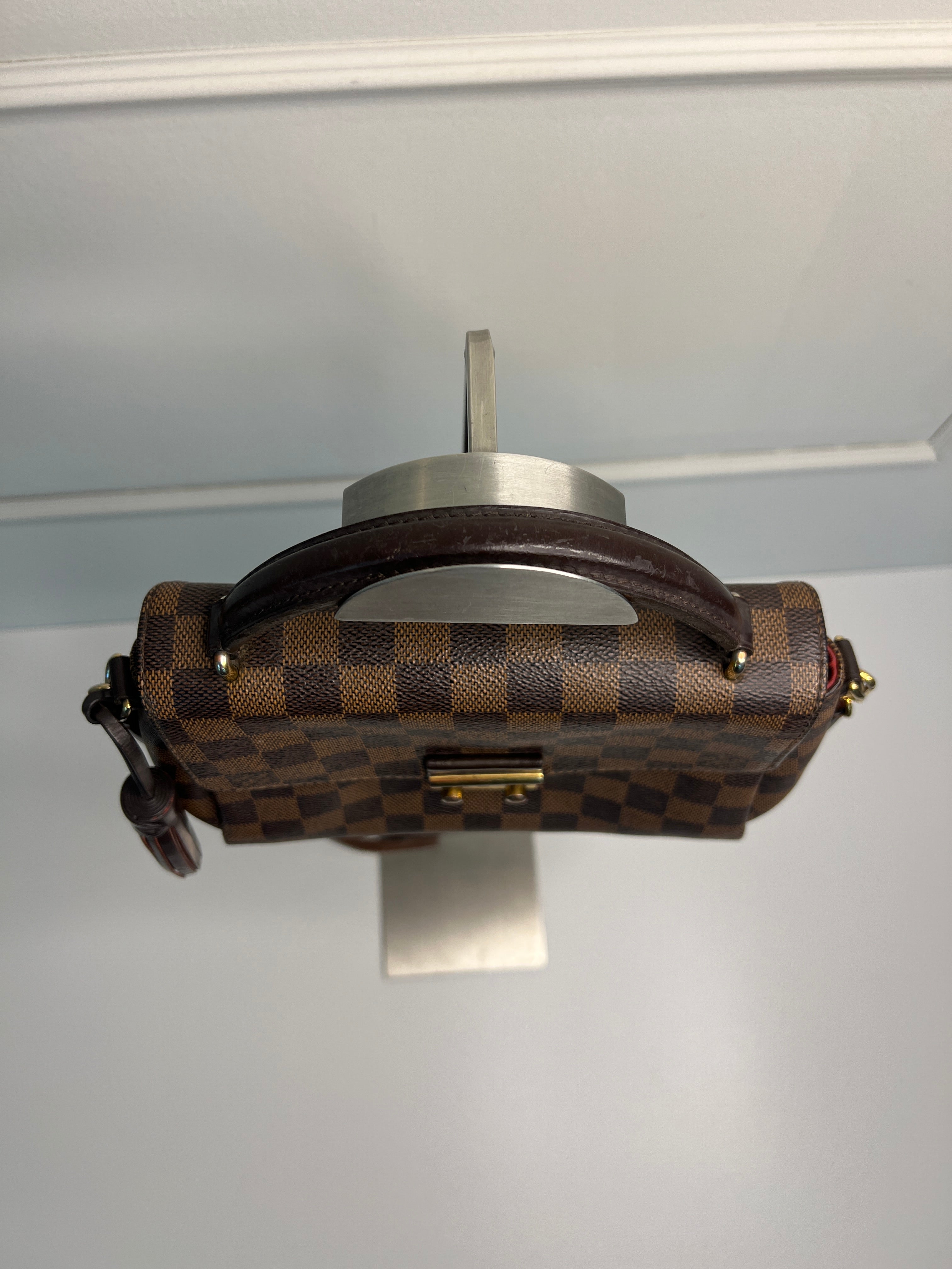 Louis Vuitton Croisette Damier Ebene Canvas Crossbody Handtas