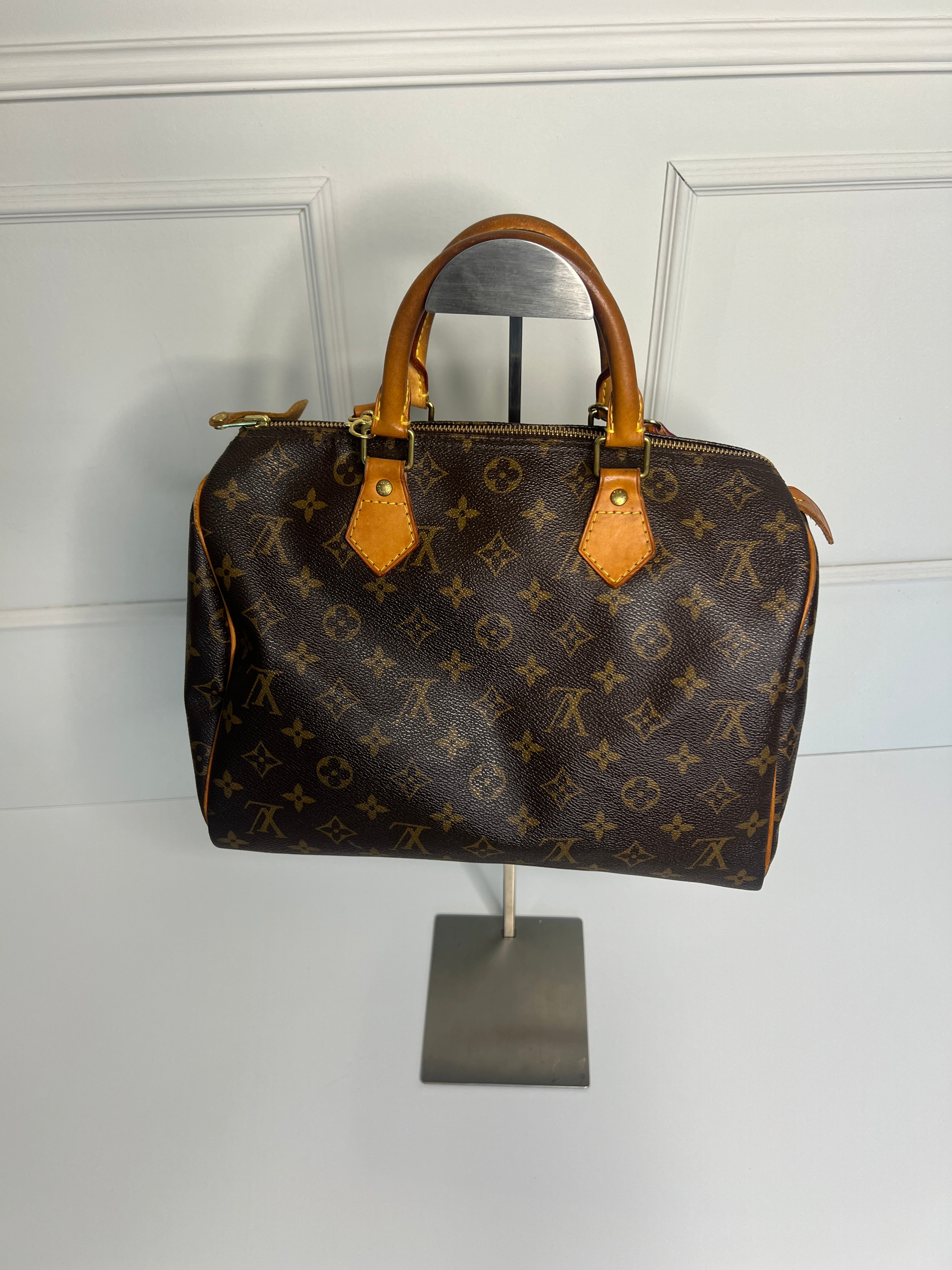 Louis Vuitton Speedy 30 Monogram Bag met schouderriem