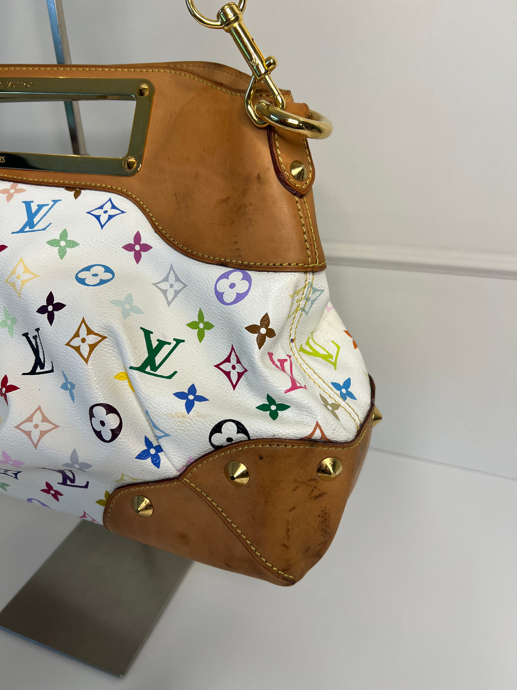 Louis Vuitton x Takashi Murakami Multicolor Judy GM schoudertas