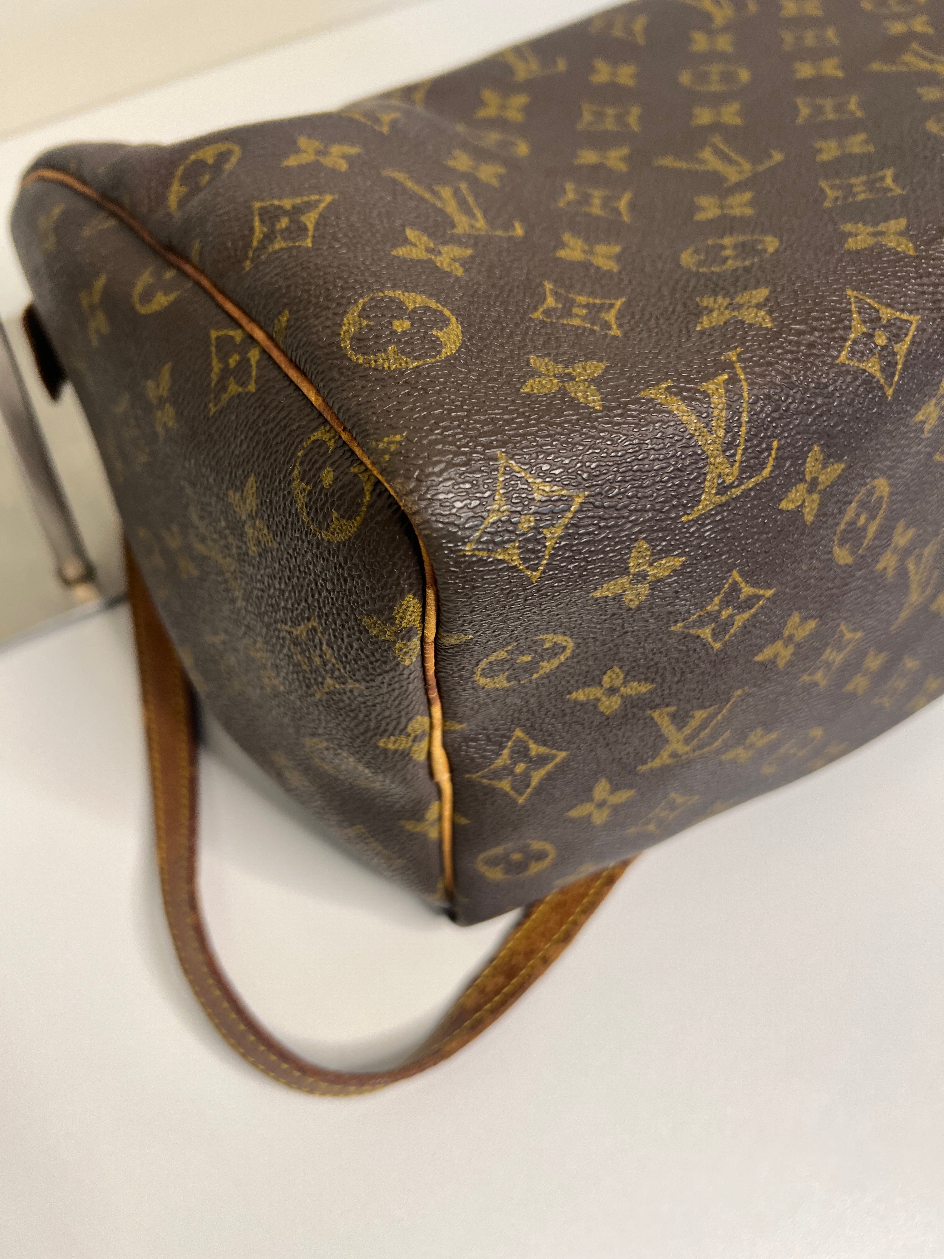 Louis Vuitton Speedy 35 Monogram met schouderriem