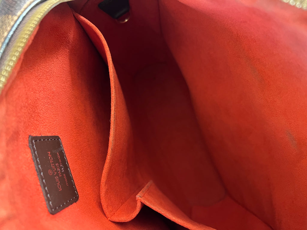 Louis Vuitton Ipanema PM Damier Ebene Canvas Crossbody Tas
